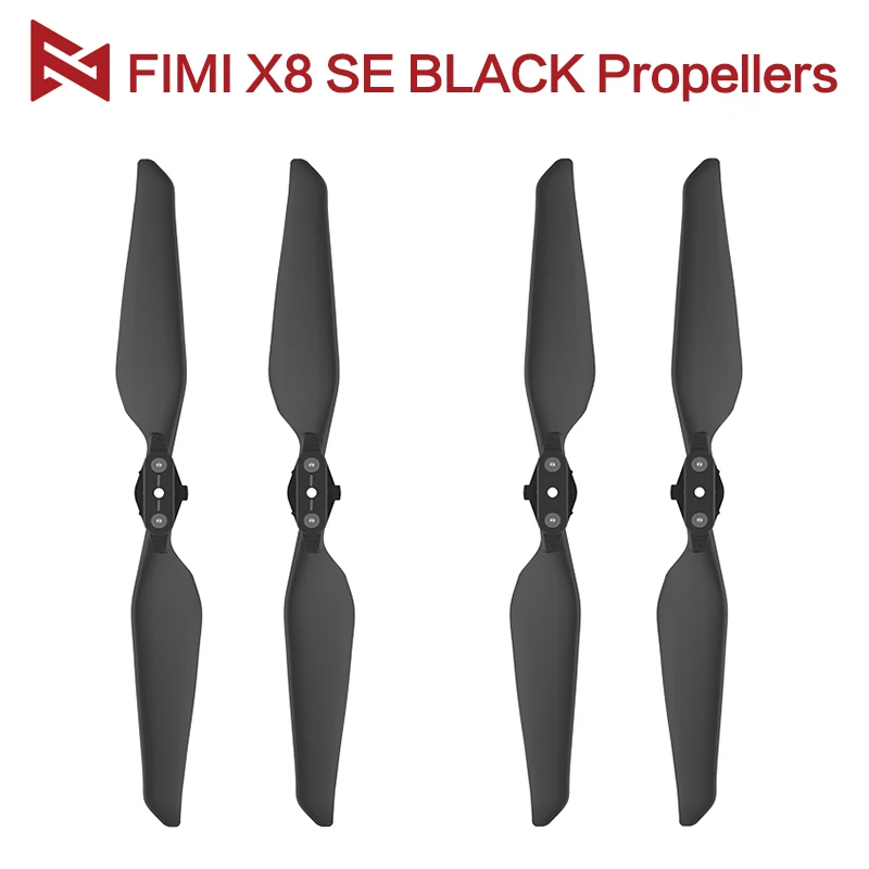 4PCS Original FIMI X8 SE Black RC Drone Propellers Quadcopter Spare Parts Quick-release Foldable Blade Props Black In stock