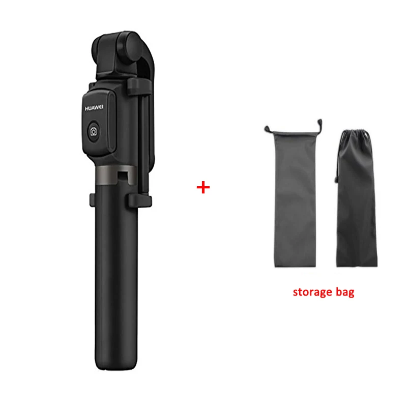 Black add bag Штатив для селфи huawei, 660 мм, вертикальная высота, Bluetooth 3,0, десять метров, пульт дистанционного управления, вращающаяся на 360 °, беспроводная версия - Цвет: Black add bag