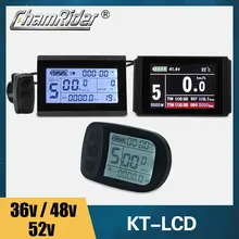 LCD3 Ebike Display LCD8HU KT LCD Electric Bicycle Meter LCD5 For KT Intelligent Controller 52V 48V 36V LCD Panel Waterproof Plug