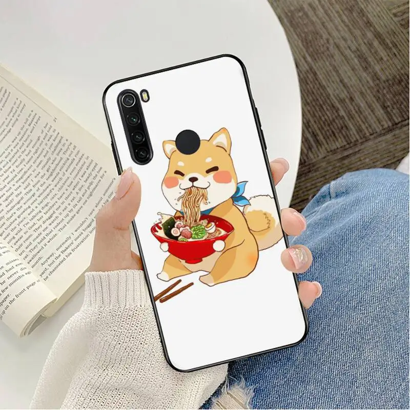 YNDFCNB Hoạt Hình Dễ Thương Corgi Chó Ốp Lưng Điện Thoại Redmi Note 8Pro 8T 6Pro 6A 9 Redmi 8 7 7A note 5 5A Note 7 xiaomi leather case hard