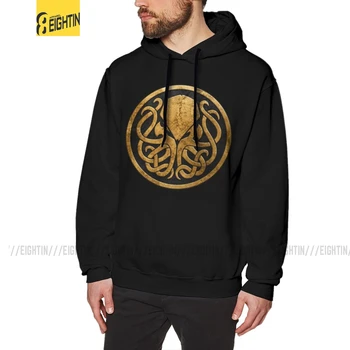 

Men Call Of Cthulhu Lovecraft Hoodies Travel Cotton Hooded Sweatshirts Unique Hooded Tops