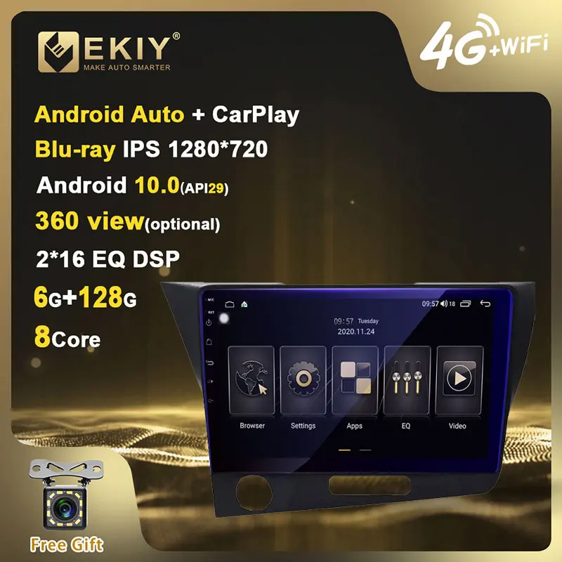 US $124.69 EKIY 6G 128G DSP Android 10 Car Navi GPS For Honda CRZ CRZ Left Hand Driver Multimedia Radio Tape Recorder BT No 2 Din Dvd 2din