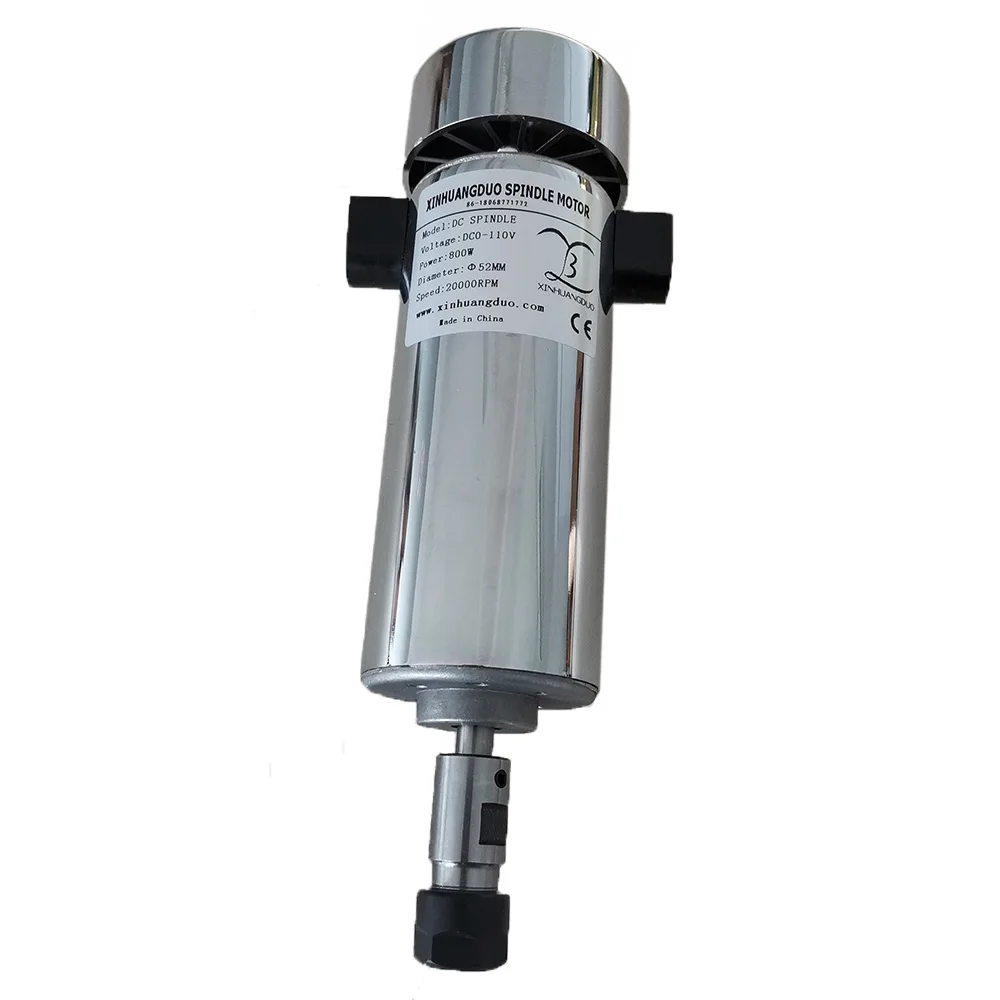 С воздушным охлаждением 0.8kw DC110V 20000 ОБ/мин CNC spindleMotor Kit ER11/патрон 800 Вт мотор шпинделя+ регулятор скорости питания для гравировки