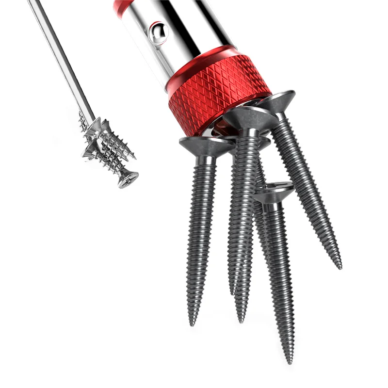 Universal Magnetic Ring 1/4” Metal Screwdriver Bit For