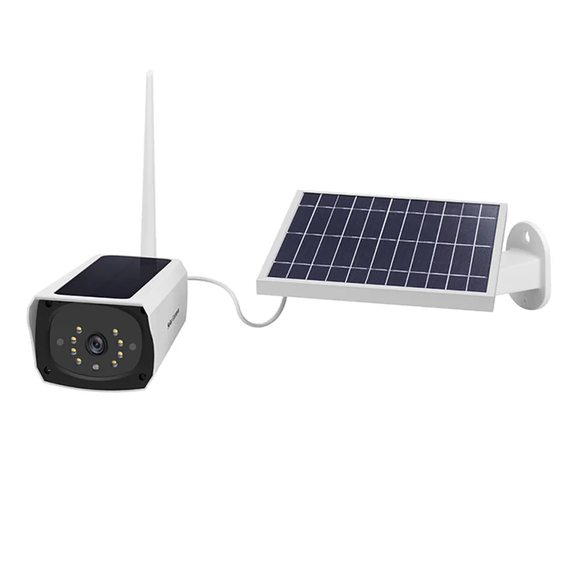 

Wifi Solar Camera 1080P HD Outdoor Camera PIR Motion Detection Night Vision Two-way Audio Waterproof Wireless Camera 5200mAh