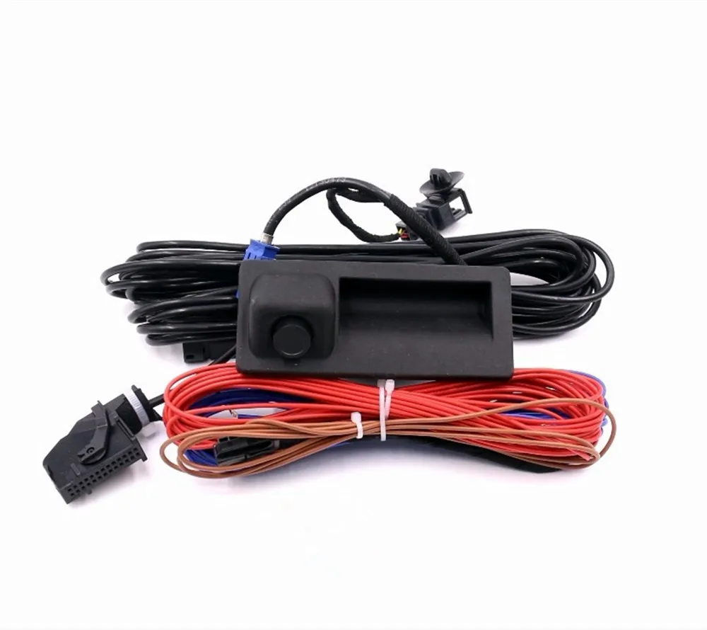 Камера заднего вида RGB + кабельный жгут для Tiguan Golf Polo MK6 Passat B7 Touran EOS CC Beetle RCD510 RNS315