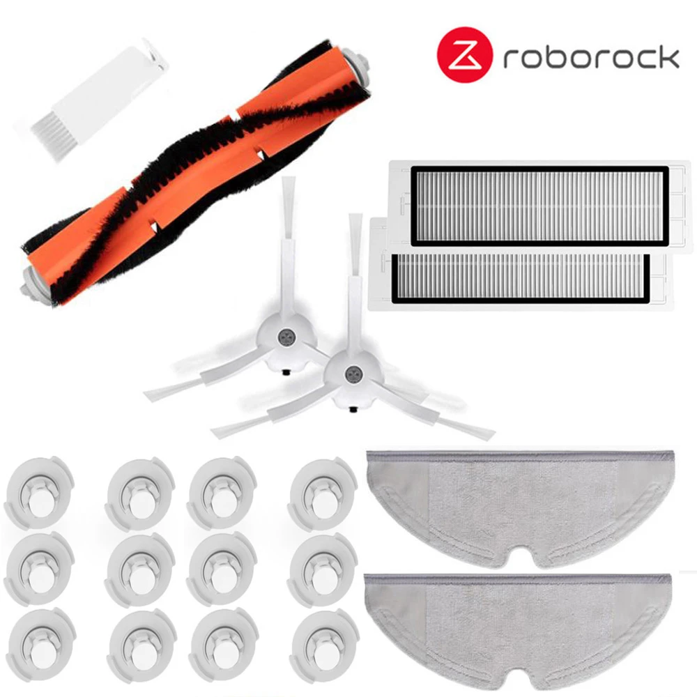 Original Roborock Robotic Vacuum Cleaner Pack Of Hepa Filter,main Brush