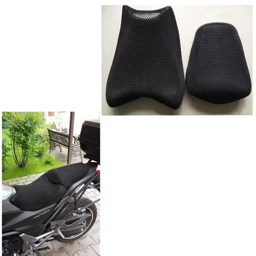 Дышащая подушка на сиденье мотоцикла для Honda NC700X NC700S NC700 NC750/750S|Накладки и
