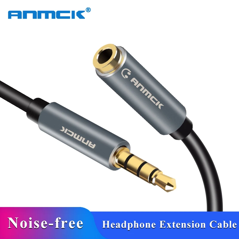 

Anmck Jack 3.5 mm Audio Extension Cable for Huawei P20 lite Stereo 3.5mm Jack Aux Cable for Headphones Xiaomi Redmi 5 plus PC