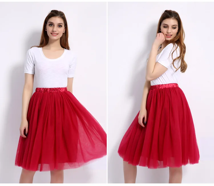 Adult Gauze Skirt Five-Tier Skirt Autumn And Winter Europe And America WOMEN'S Dress Tutu Hot Selling Tulle Skirt