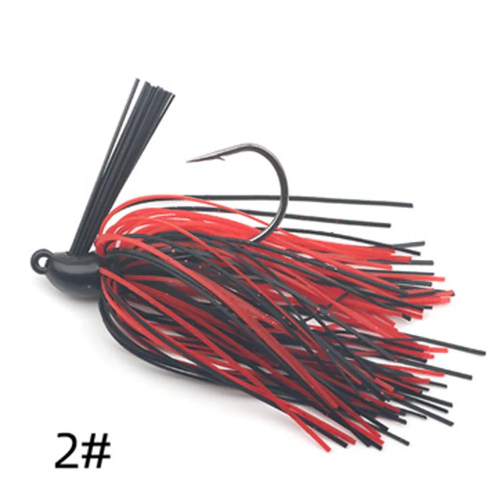 10g Silicone Bass Jig Skirts Buzzbait Bait Wobbler Rubber Skirt For