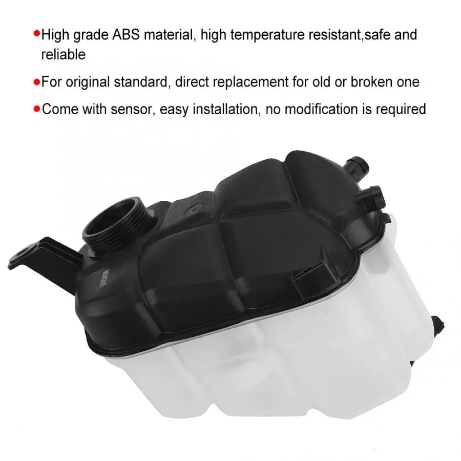 

Durable Engine Coolant Expansion Overflow Reservoir Tank with Sensor LR024296 Coolant Expansion Tank New