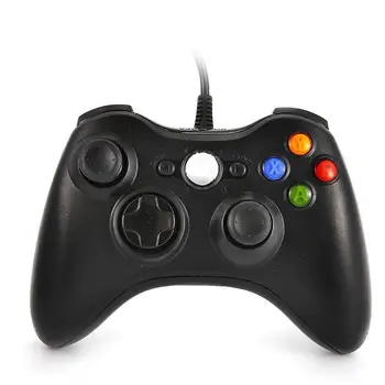 

USB Wired Vibration Gamepad Joystick for PC Controller for Windows 7 / 8 / 10 Not for Xbox 360 Joypad Good Quality