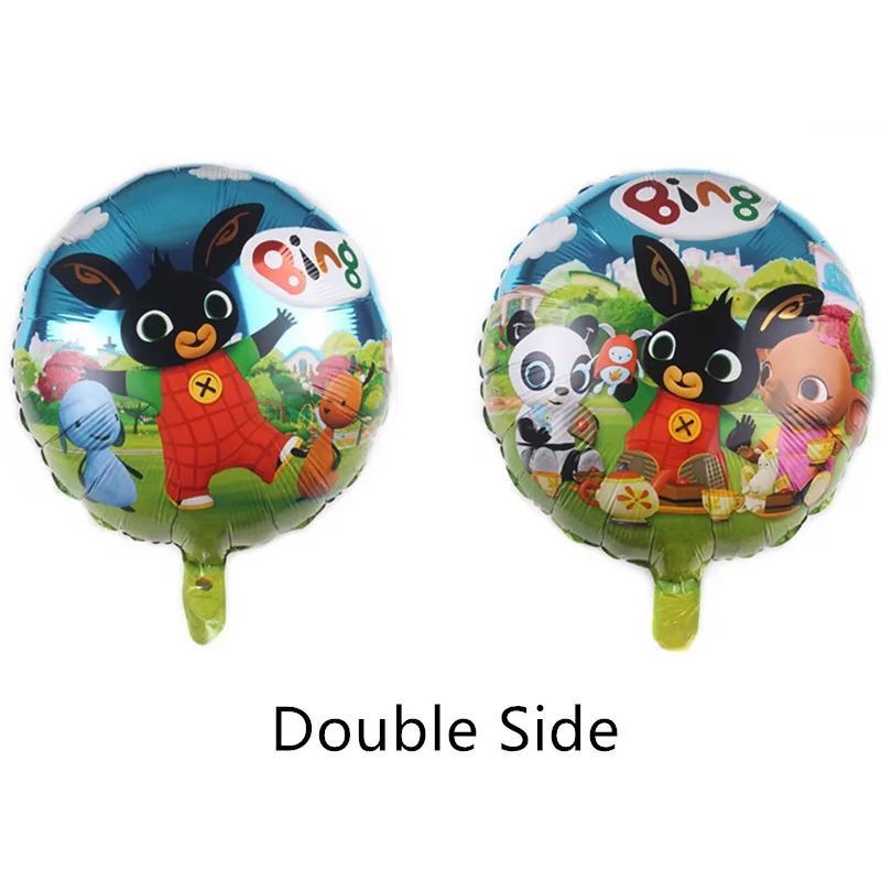 as picture 1 шт. 86*60 см Bing Bunny Фольга Воздушный шар мультфильм кролик воздушные шарики в виде животных игрушки для детей день рождения воздушные шары для украшения - Цвет: as picture