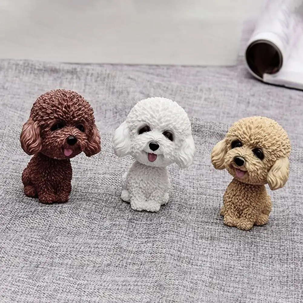 Nodding Dog Funny Shaking Head Doll Car Interior Ornament Dashboard Decor Gift Good Luck Interior Decorations Car Dashboard Toys