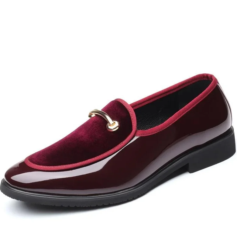 

Men Pu Leather Shoes Slip on Casual Shoes Dress Shoes Brogue Shoes Spring Ankle Boots Vintage Classic Male Casual F80