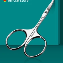 Hair-Remover-Tool Eyebrow-Scissors Precision-Trimmer Manicure Curved-Blade MR.GREEN Stainless-Steel