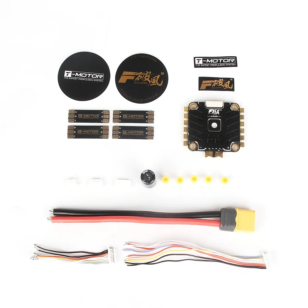 T-двигатель F45A PROII V2 45A 3-6S Blheli_32 4 в 1 бесщеточный ESC 30,5X30,5 мм для радиоуправляемого дрона FPV Racing