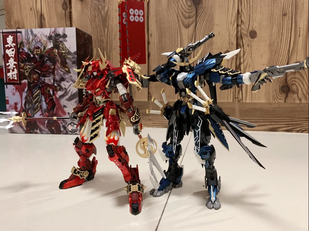 Фигурка Devil Hunter DH DH-02 DH02/DH-01 1/100 красный муша Санада Yukimura Gundamer металлическая сборка полная модель