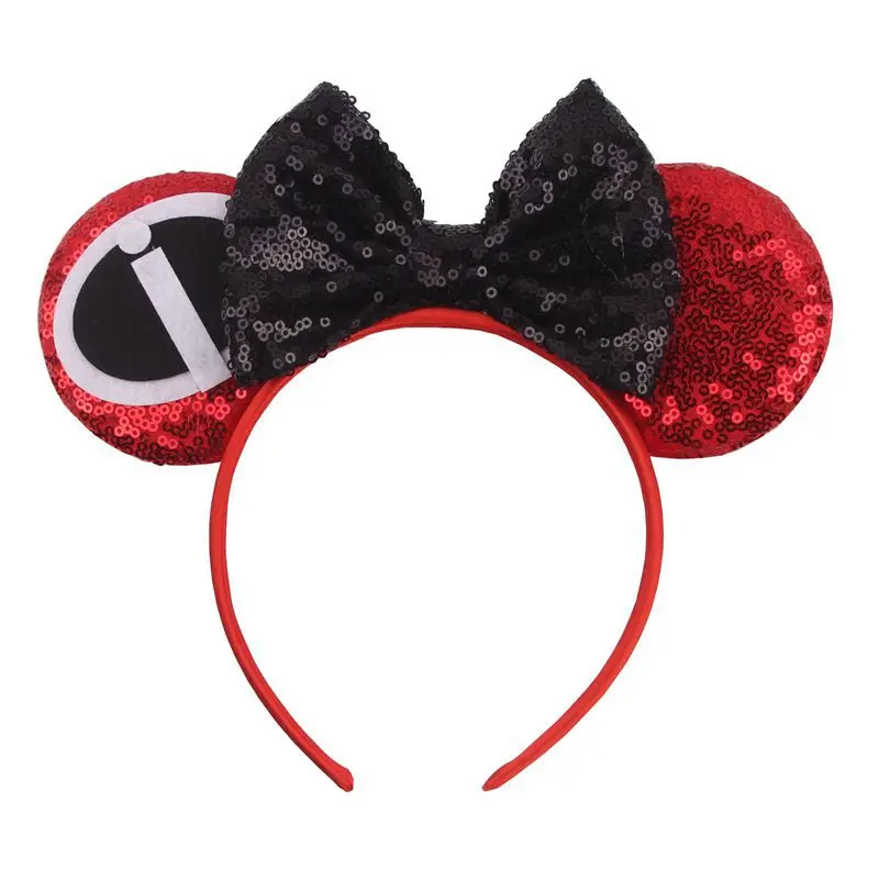 Милые девушки банты Минни обруч Микки уши аксессуары для волос Детские женские