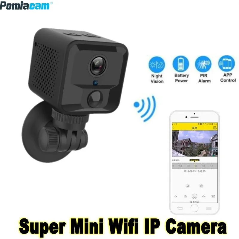 S9 супер мини ip-камера с HD разрешением 1080 P, носимая H.265 Эффективная поддержка сжатия видео инфракрасная Wi-Fi