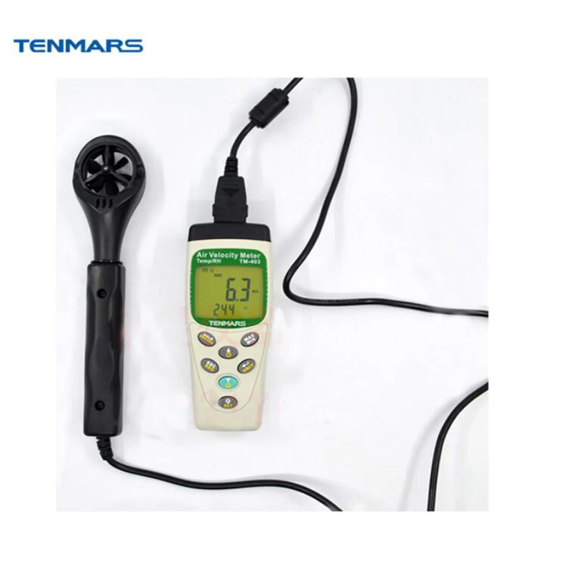 TENMARS TM 403 Anemometer Use For Measures Air Speed, Temperature