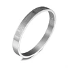2020 New Luxury Cuff Cross Bracelet Bangle Stainless Steel Open Bracelet Carving Spanish Scripture For Men Women Jewelry 5