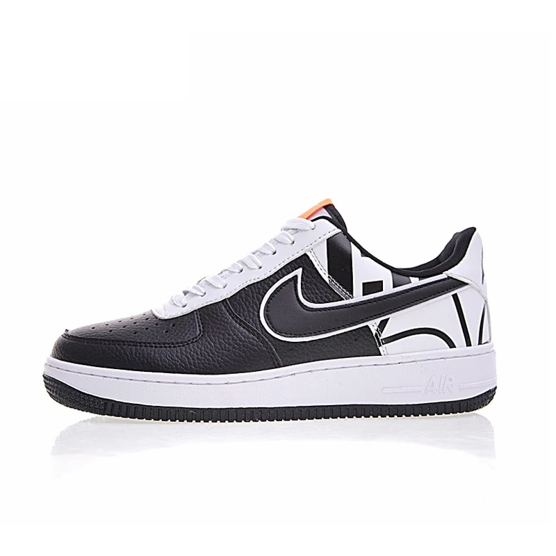 Nike Air Force 1 Обувь на низком ходу, Скейтбординг обувь Для мужчин обувь со шнуровкой Прочный классический модный топ качество кроссовки 823511 - Цвет: 823511-011