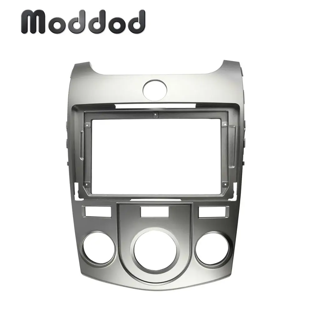 Автомобильный Rdio фасции для KIA FORTE 2009 руководство AC 9 дюймов CD DVD стерео панель приборной панели установка и установка накладка комплект рамка