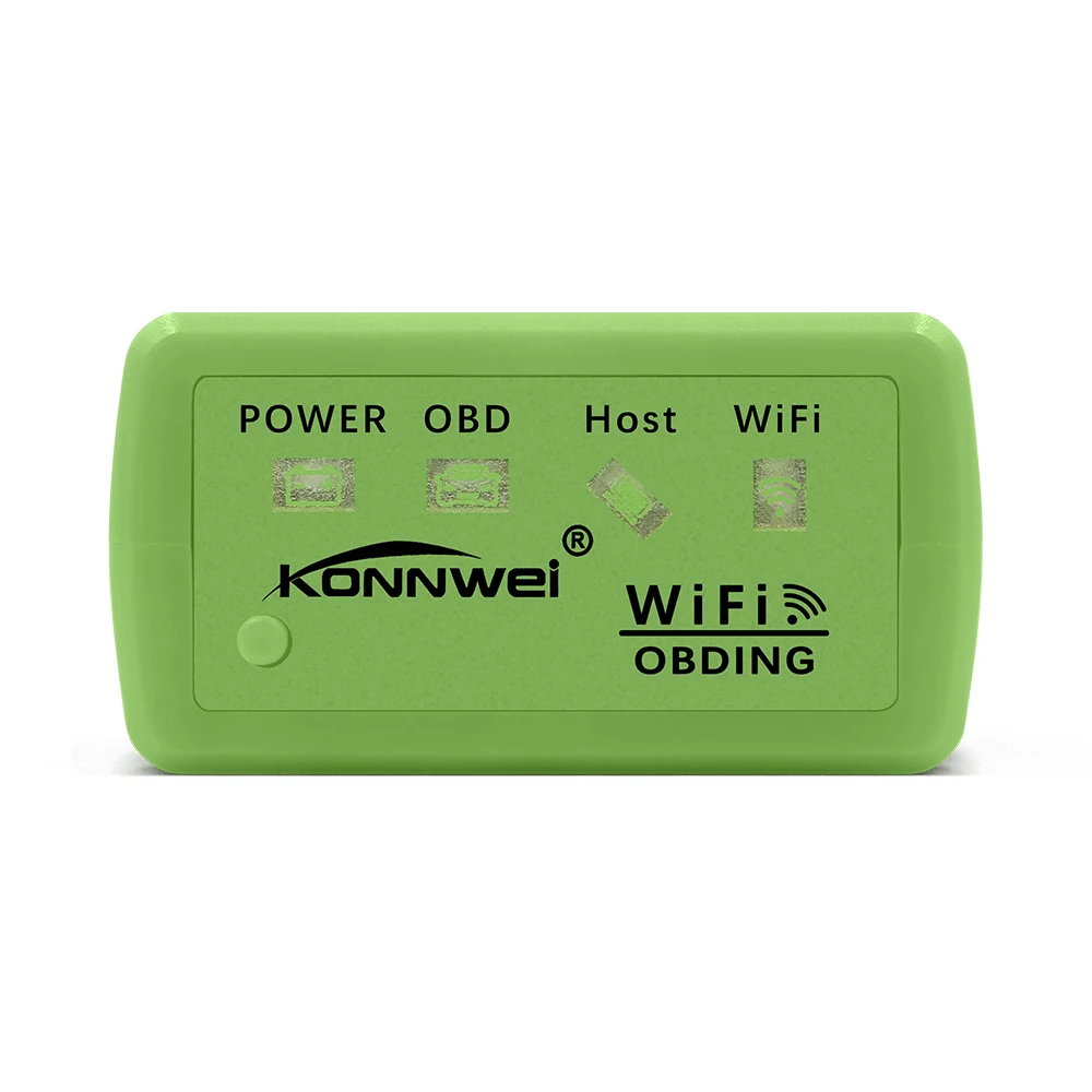 Wi-Fi/bluetooth Автомобильный сканер, считыватель кода, инструмент KONNWEI KW902 ELM327 PIC18F25K80 OBD2, диагностический инструмент для iOS/Android, автоматическое сканирование OBD II