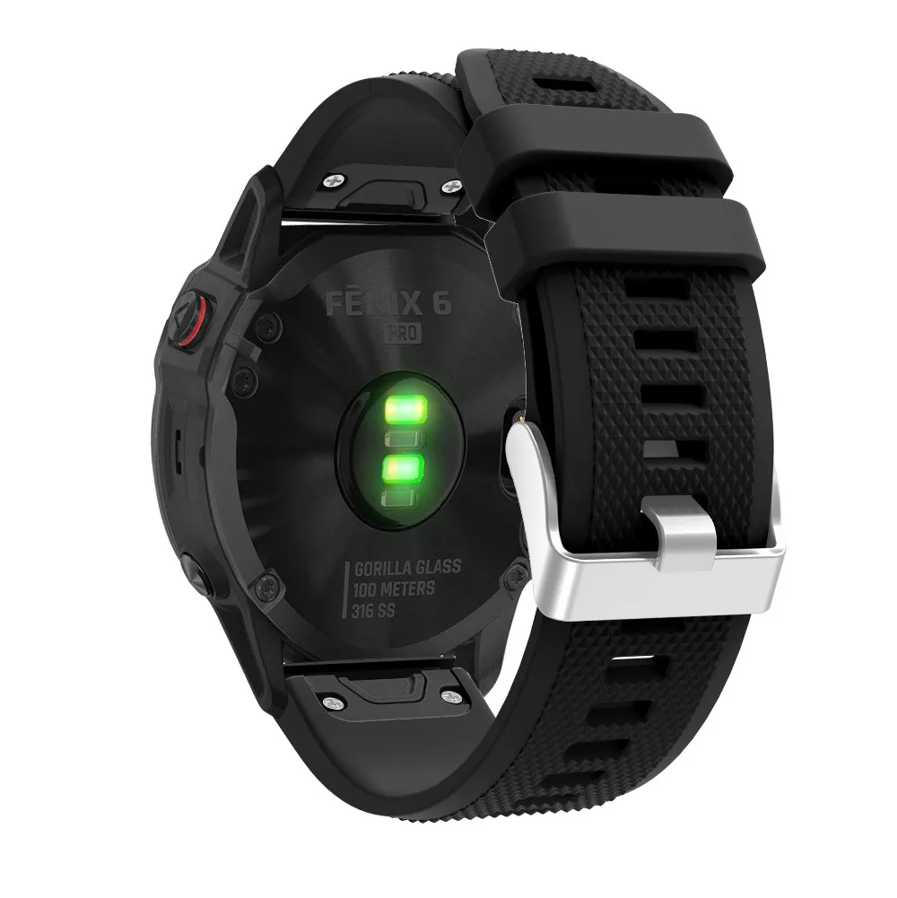 26 22 20 мм ремешок для часов для Garmin Fenix 5X5 5S 3 3HR 6 6X6 S gps часы Quick Release strip Forerunner 945/935 наручных полос