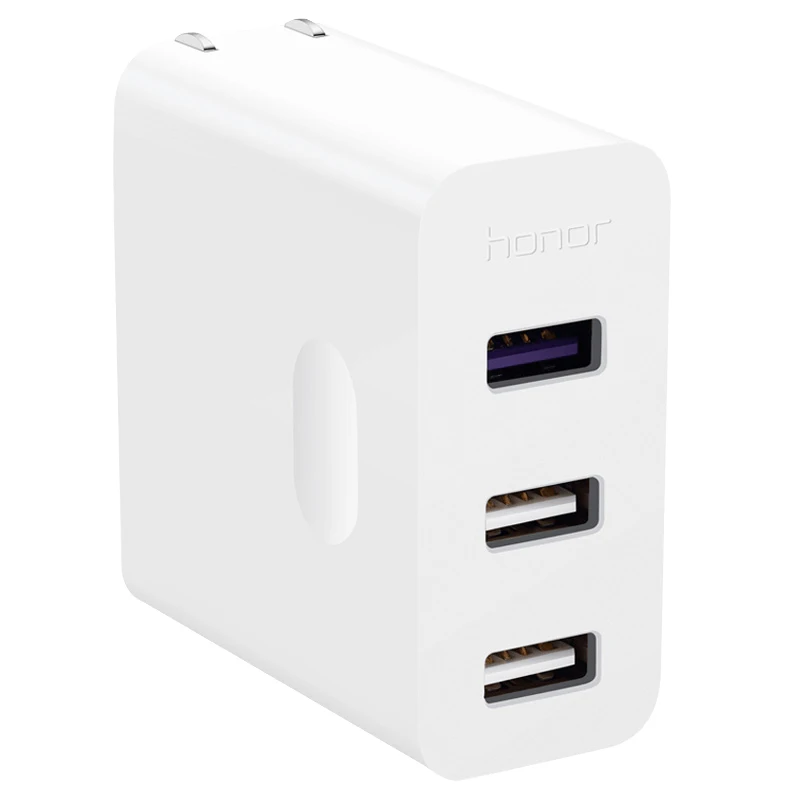 no cable Huawei Honor многопортовое зарядное устройство с поддержкой SuperCharge 3USB Max 32,5 Вт легкое и безопасное - Тип штекера: no cable