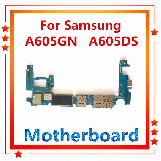 Поддержка ОС Android для samsung Galaxy A6+ A605GN A605DS материнская плата разблокированная A605GN A605DS оригинальная замененная плата полные чипы