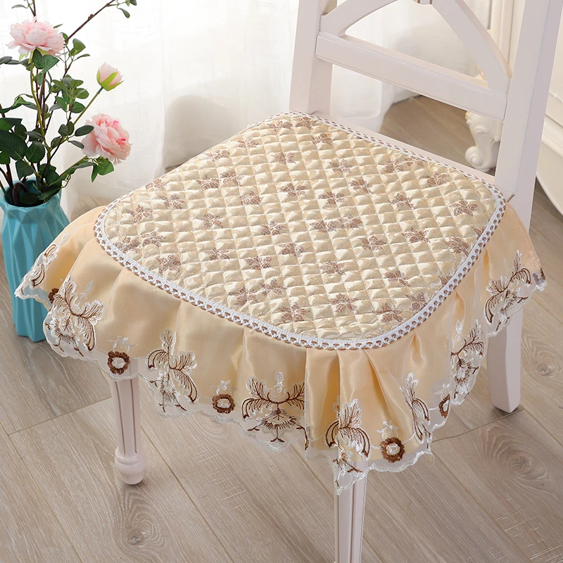 Современные тканевые Нескользящие Coussins Нескользящие подушки сиденья Decorativos Para дивана декор дома не садится, стол обеденный стул подушка - Цвет: F   2pcs