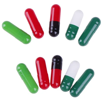 

1000Pcs Empty Hard Gelatin Capsule Kosher Gel Medicine Pill Vitamins Personal Health Care Pill Cases Splitters