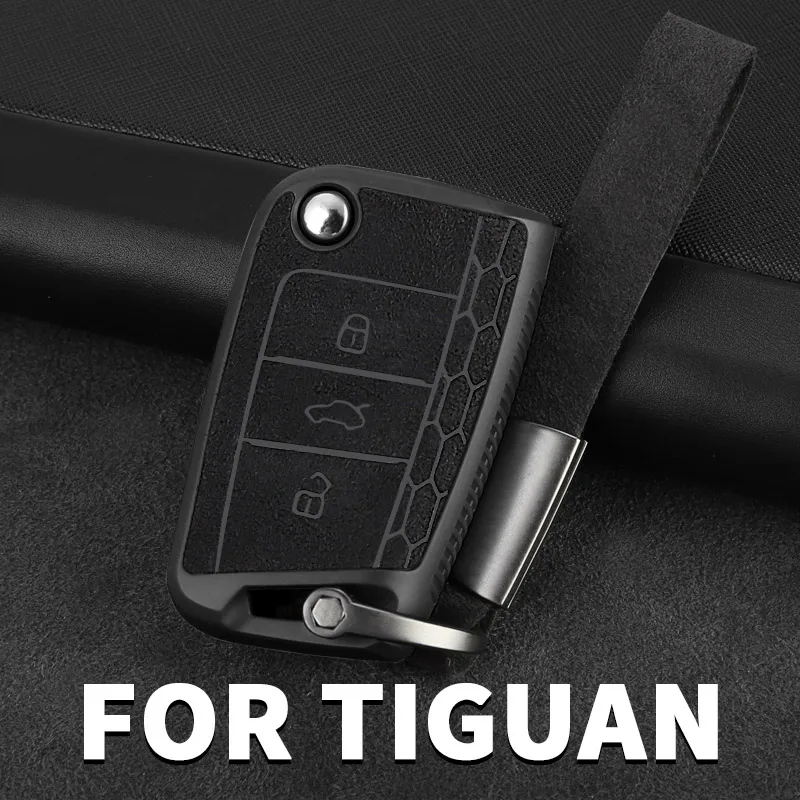 

Special accessories for car key case remote control bag protective shell For VW Volkswagen Tiguan mk2 2016 2017 2018 2019 2020