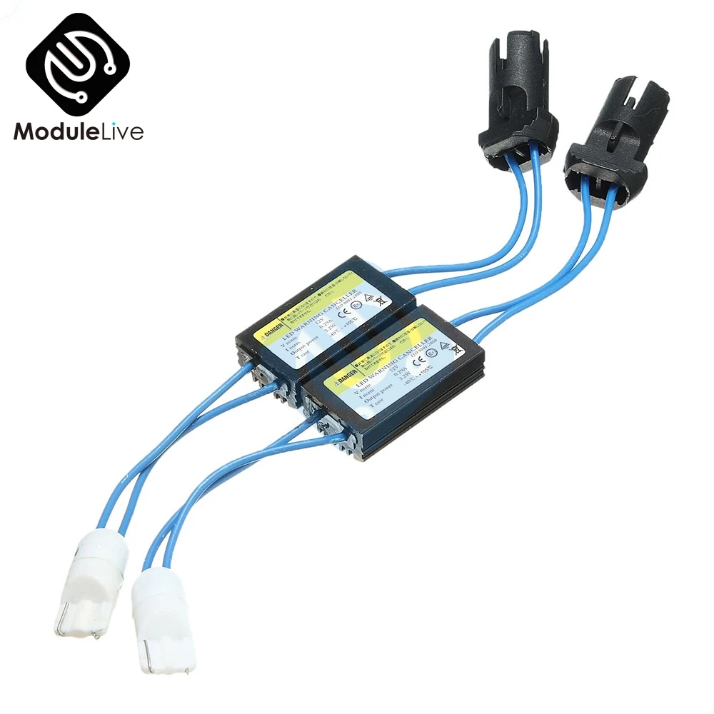 

12V LED Warning Canceller Decoder 501 T10 W5W NO Canbus OCB Error Load Resistor DC 12V (Hard Case)
