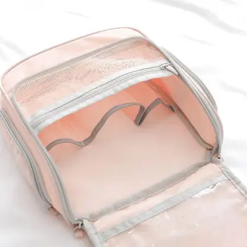 

Hanging Toiletry Bag Large Cosmetic Makeup Travel Organizer for Men and Women with Sturdy Hook