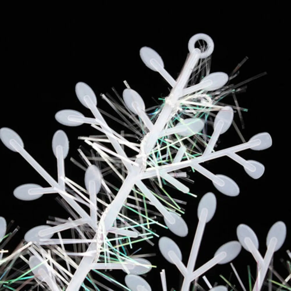 6Pcs/set 3Size Plastic 3D Snowflake Pendant Christmas Decorations Ornament for shipping mall waindows