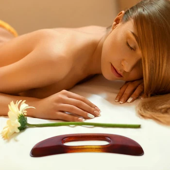 

Natural Resin Scraper SPA Body Back Relax Massage Scraping Guasha Beeswax Board Skin Relaxing Hand Massage Tool
