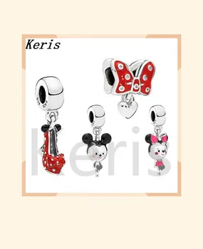 

High Quality Reproduction 1:1 100%925 Sterling Silver Multi-Style Bow Beads Bracelet String Ornaments Set