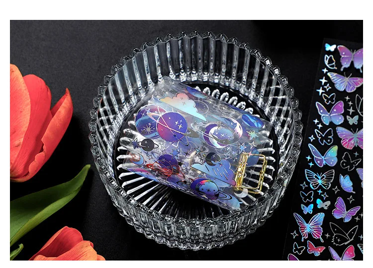 60mm*350mm Strip PET Washi Tape Colorful Butterfly Stars 11 Hff2dadc16ed64ce49328ad165b3de7b1k