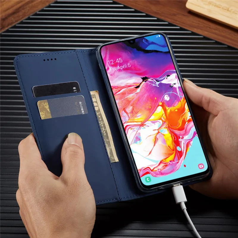 Чехол A50 для samsung A50 чехол флип-чехол для телефона Магнитный на samsung Galaxy A50 Чехол кожаный винтажный КОШЕЛЕК КРЫШКА Hoesje A50