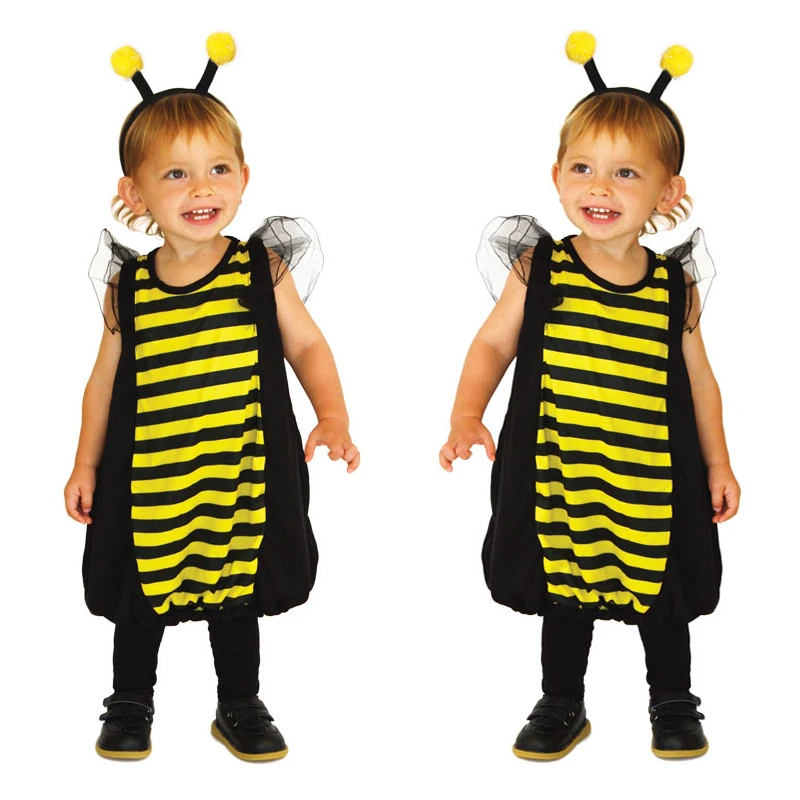 

Umorden Toddler Infants Baby Boys Girls Bumble Honeybee Bee Costume Cosplay Halloween Fancy Dress Outfit Vest