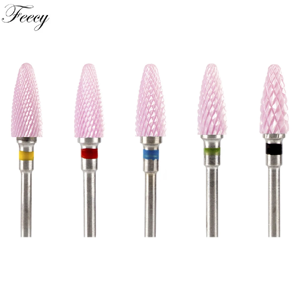 Лак для ногтей бит керамический сверло педикюра фрезер маникюра Фрезер шапки