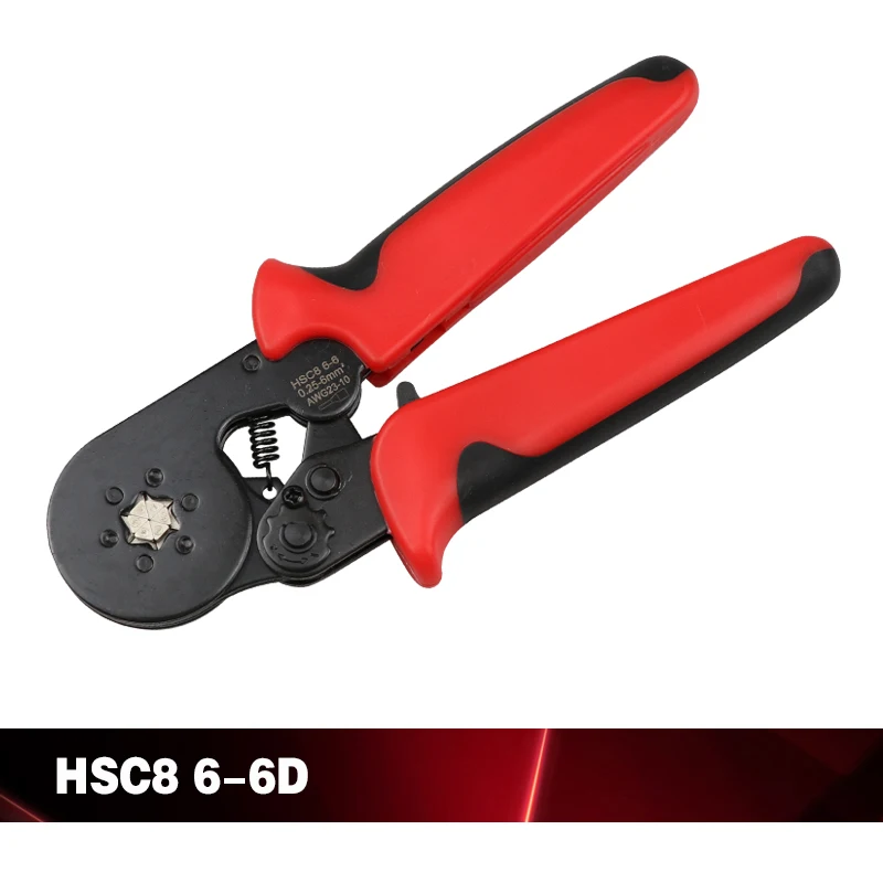 HSC8 6-6D Цветной обжимной инструмент hsc8 6-6-4 щипцы kablo kesici плоскогубцы обжимные инструменты плоскогубцы резак для проводов alicate crimpador alicates - Цвет: HSC8 6-6D