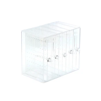 

Acrylic Upscale Jewelry Box Cosmetic Box Desktop Display Earrings Earrings