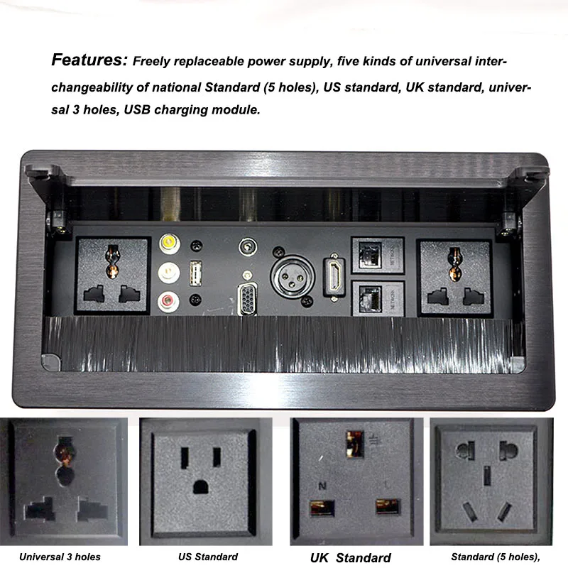 liga de alumínio, retira, com escova, especial