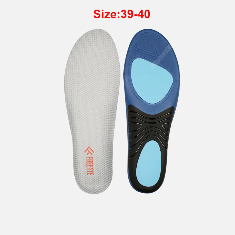39-40 Xiaomi FREETIE EVA амортизационные спортивные стельки удобные высокие эластичные стельки дышащие пот стельки для спортивной повседневной носки - Цвет: 39-40