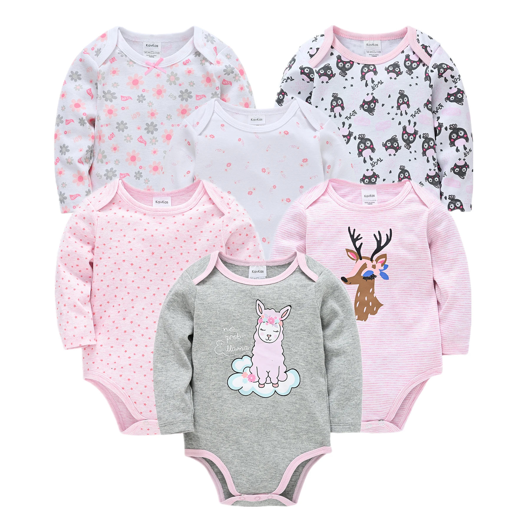 New Baby Sleepwear Infant Long Sleeve Cartoon Infant Boy Girl Romper Newborn Cotton Jumpsuit Outfit Brand Bebe Clothes